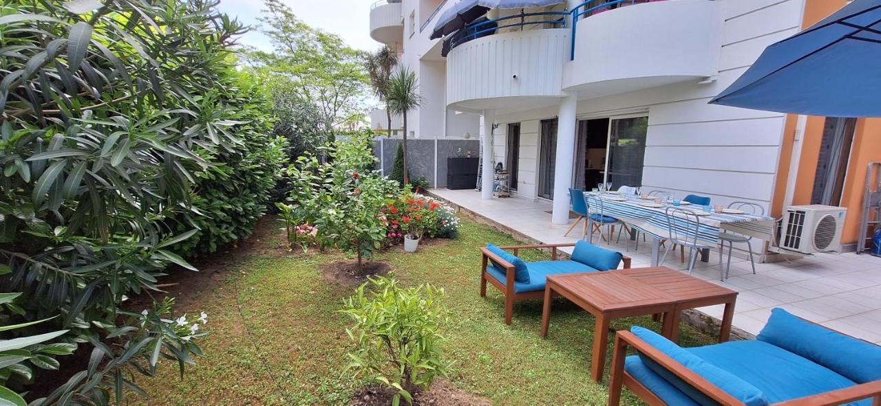 Charmant Appartement Residentiel Avec Terrasse, Jardin Privatif Et Piscine A Cannes كان المظهر الخارجي الصورة