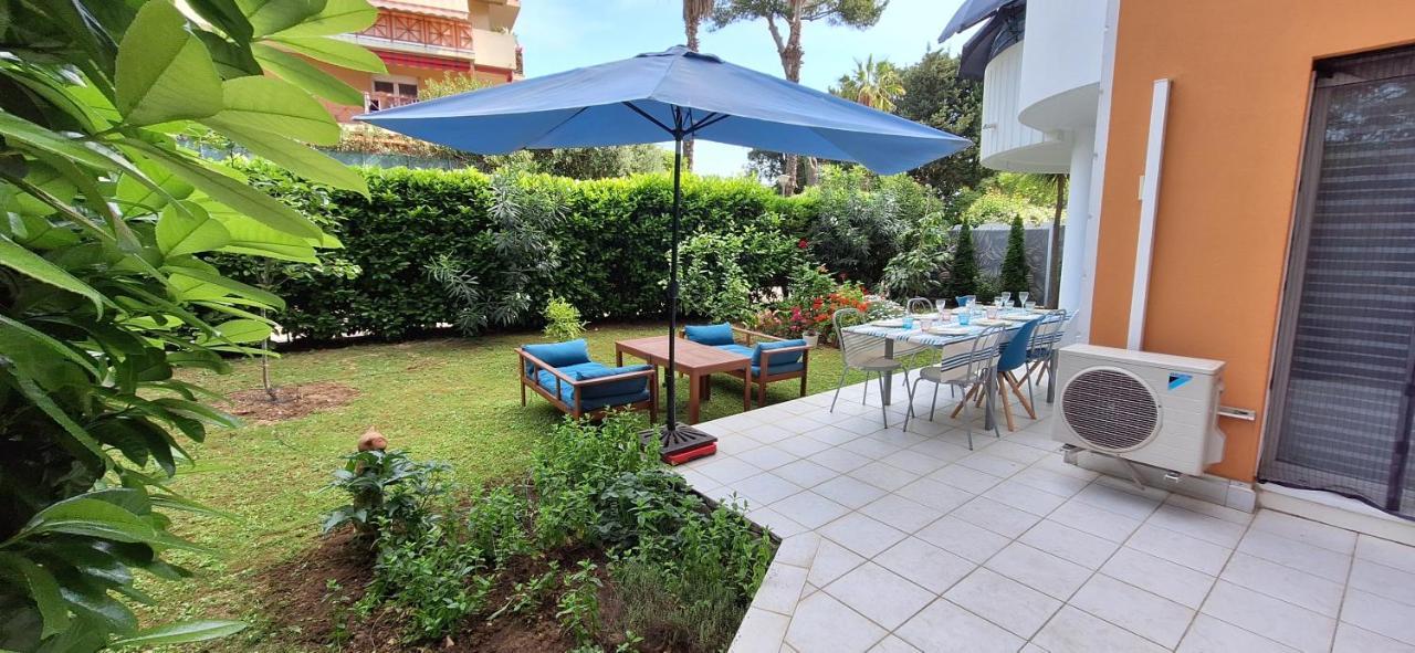 Charmant Appartement Residentiel Avec Terrasse, Jardin Privatif Et Piscine A Cannes كان المظهر الخارجي الصورة
