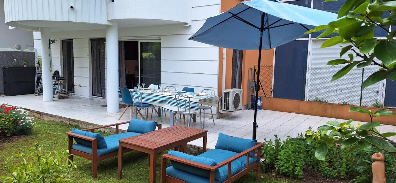 Charmant Appartement Residentiel Avec Terrasse, Jardin Privatif Et Piscine A Cannes كان المظهر الخارجي الصورة
